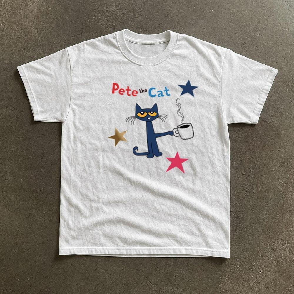 Gildan Pete The Cat Coffee Design